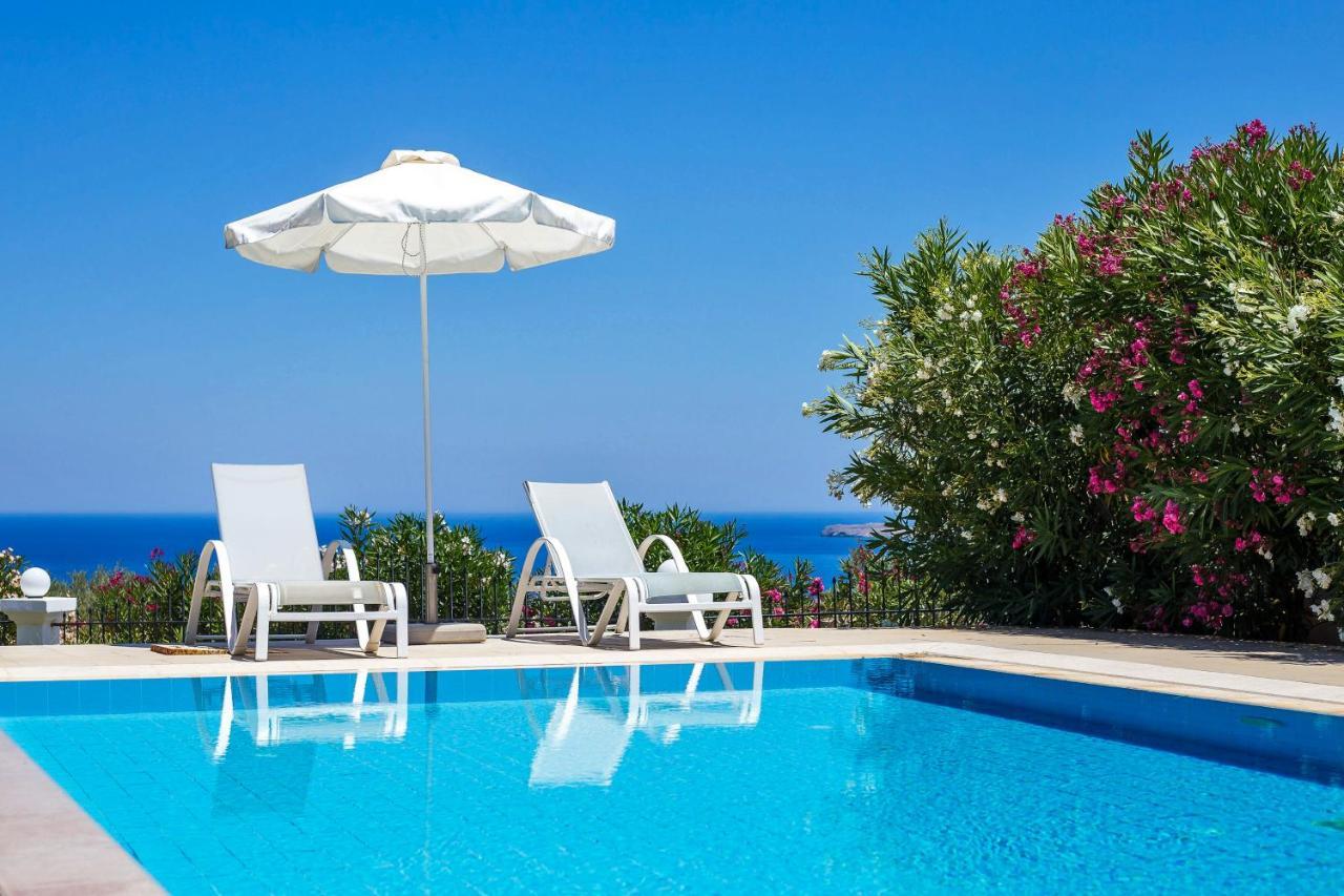 Villa Amberblue Kalathos Bagian luar foto