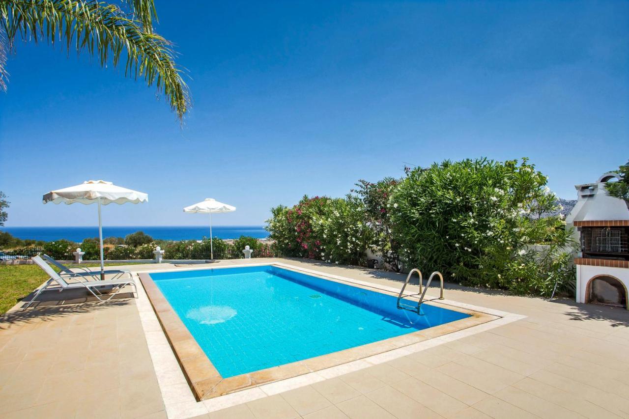 Villa Amberblue Kalathos Bagian luar foto
