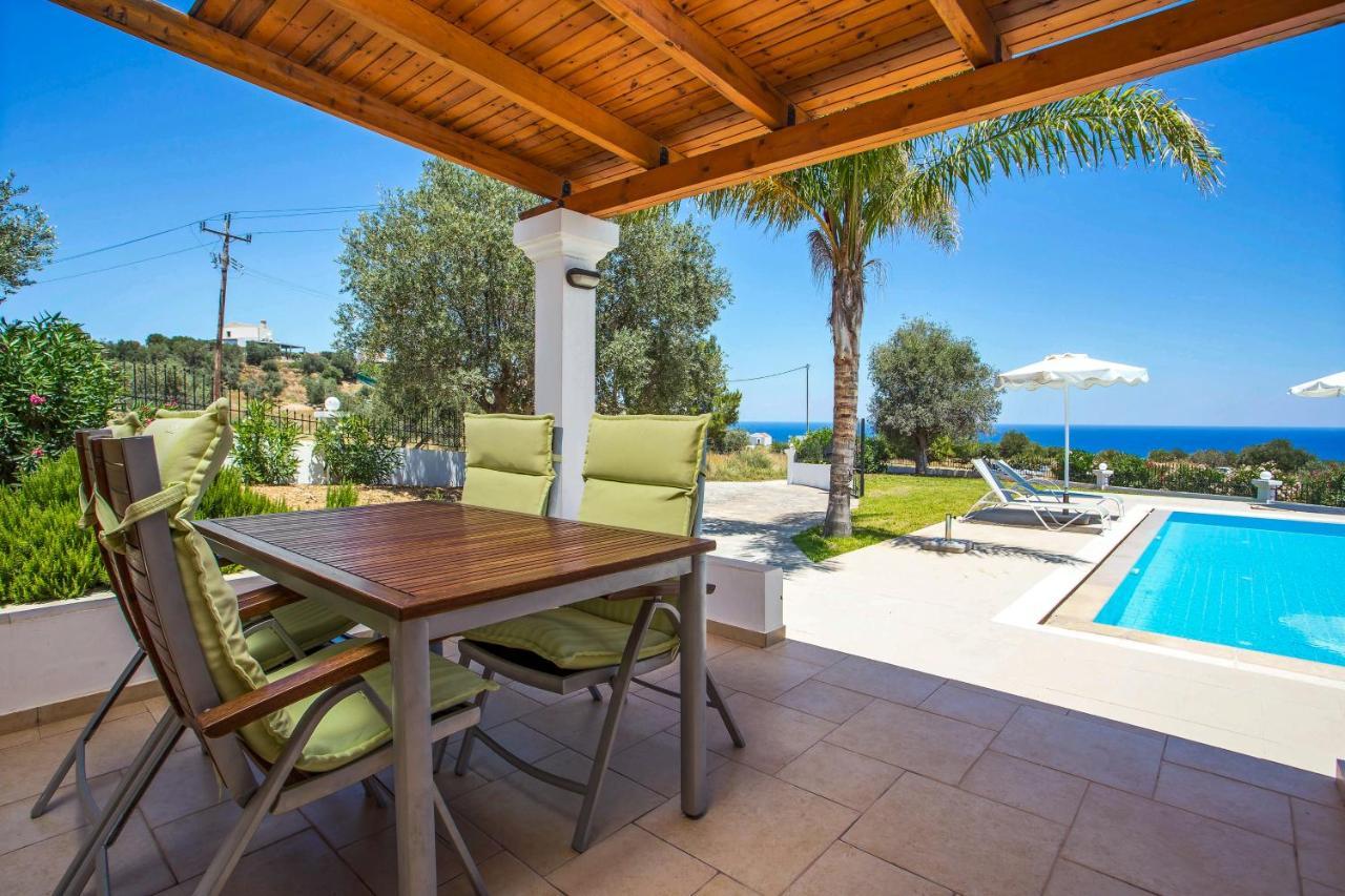 Villa Amberblue Kalathos Bagian luar foto