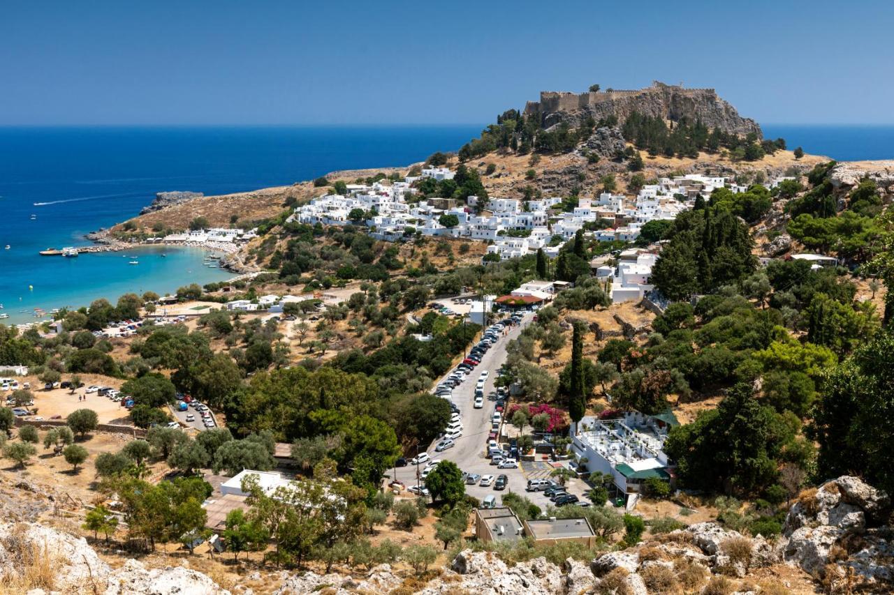 Villa Amberblue Kalathos Bagian luar foto