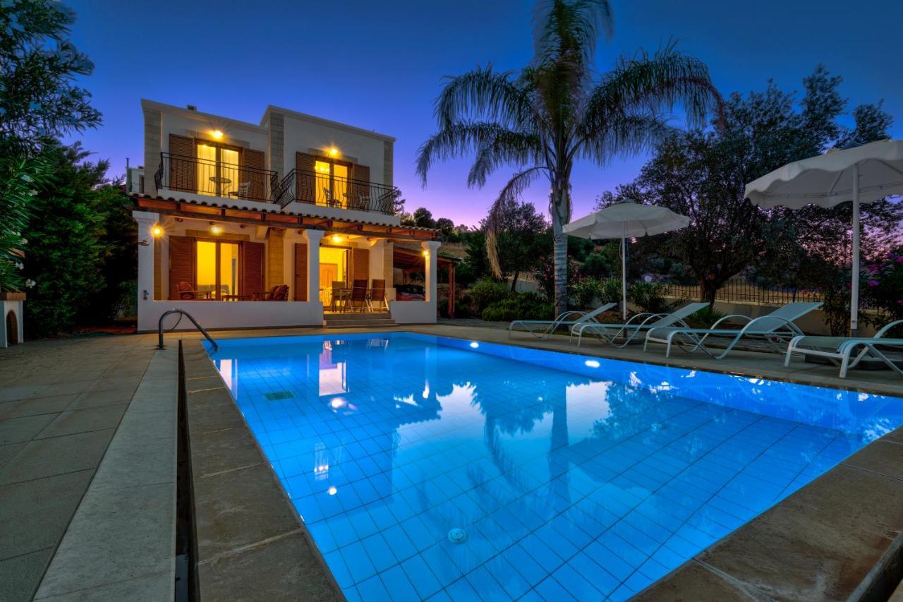 Villa Amberblue Kalathos Bagian luar foto